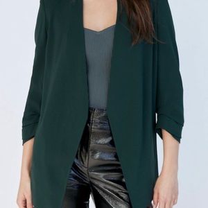 Aritzia Babaton Green Power Hip Blazer Womens Size 4